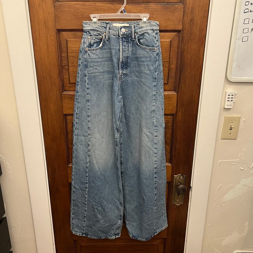 Mother Denim the Pipe Dream Button Sneak Leap at the Chance sz 24 Women's Jeans